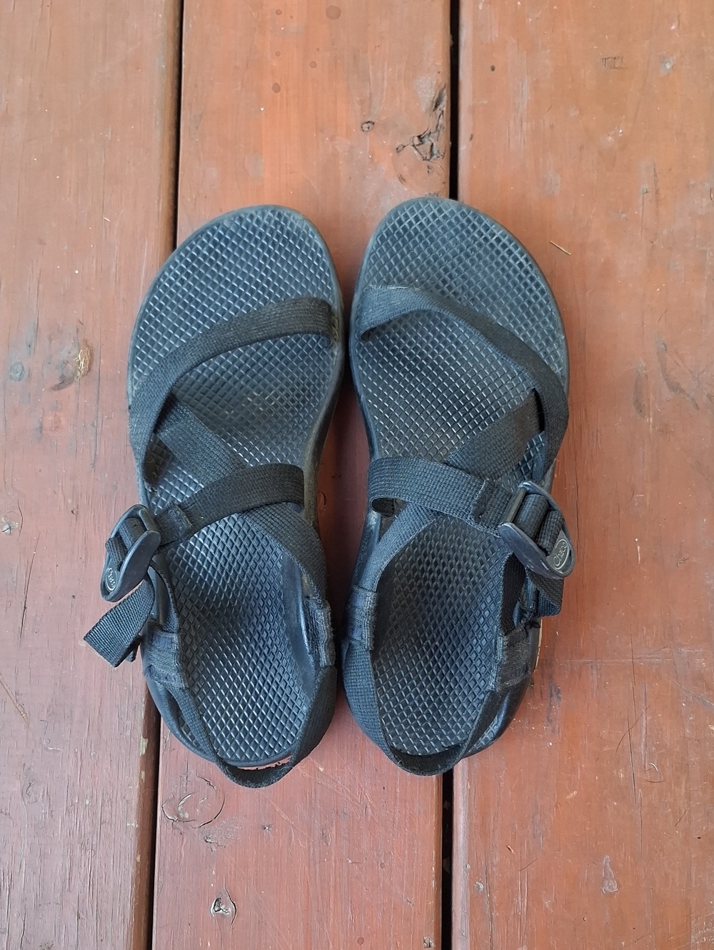 Chaco Black Strappy Outdoor Sandals